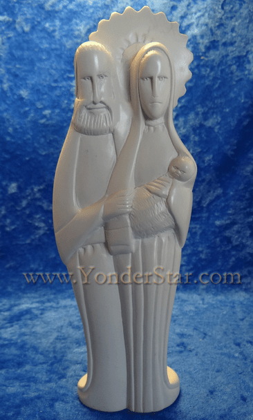 Holy Family Soapstone Nativity Kenya