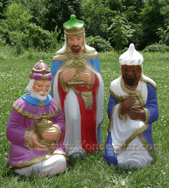 Lighted Outdoor Nativity Wisemen : Not Currently Available