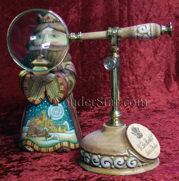 Magnifying Glass On Stand G.DeBrekht Artistic Studios