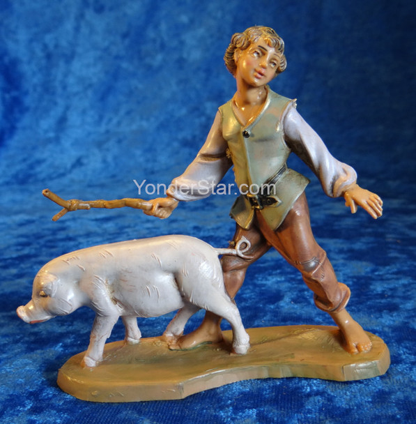 Fontanini Clement with Pig
