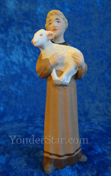 Norway wooden nativity shepherd