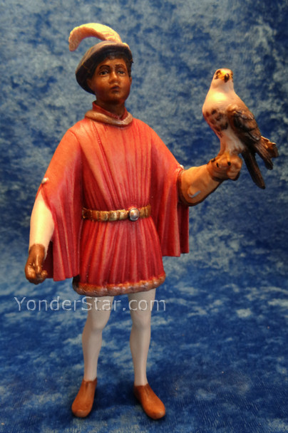 LEPI Venetian Nativity Page w Falcon for King Caspar 