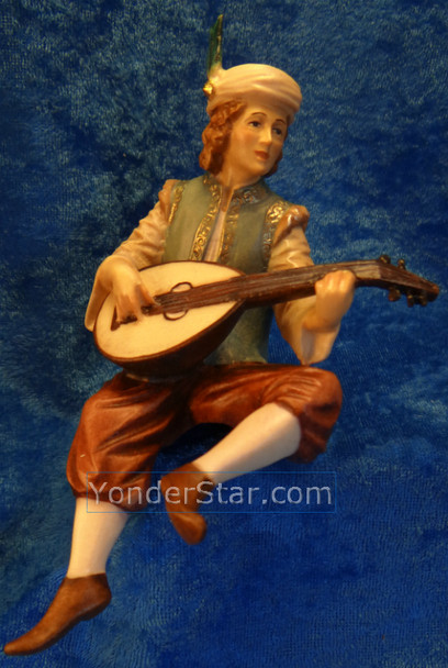 Venetian nativity page with lute