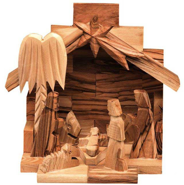 Nativity scene Israel Olive Wood