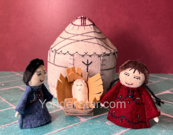 Yurt Nativity from Nepal