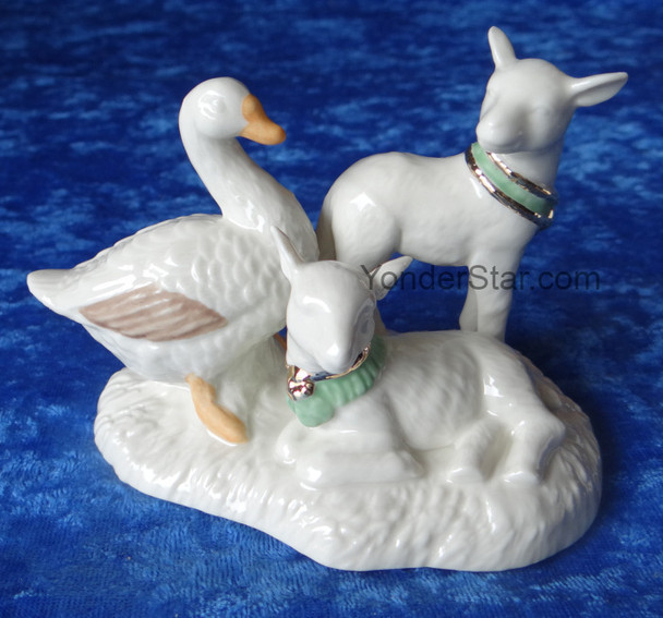lenox nativity lamb goose