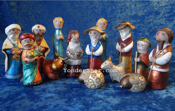 Ukrainian nativity set