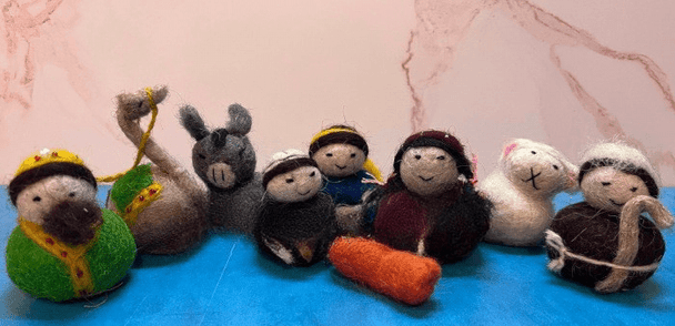 Nativity scene from Georgia