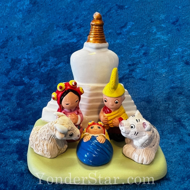 Tibetan nativity scene