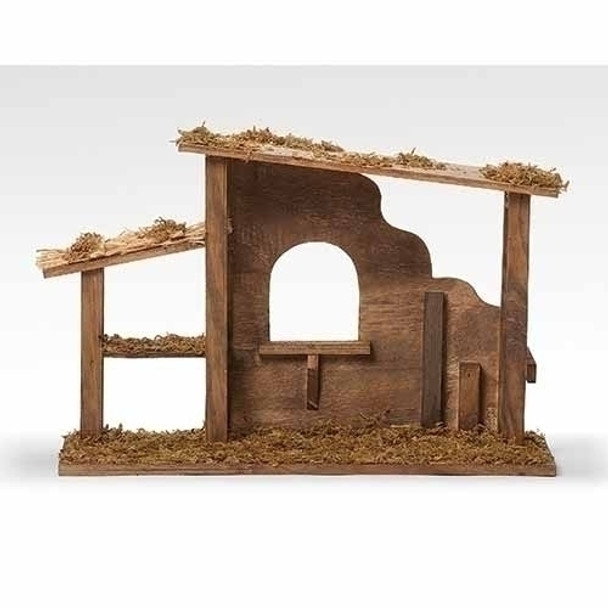 Large Fontanini stable wood