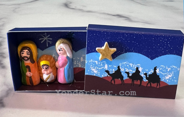 matchbox nativity scene