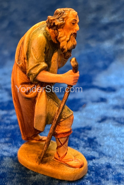 Shepherd w Walking Stick Reindl Nativity