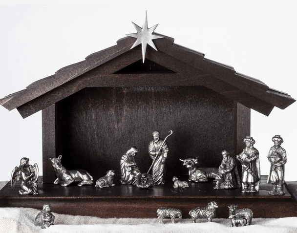 Danforth Pewter Nativity set USA