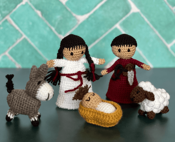 Republic of Georgia nativity set
