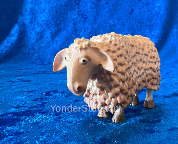 Sheep Looking Ahead for Kastlunger Wooden Nativity