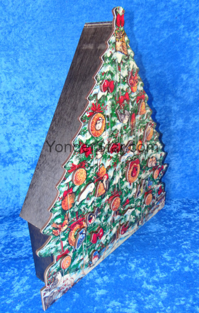 Wooden House Advent Calendar The Christmas Calendar