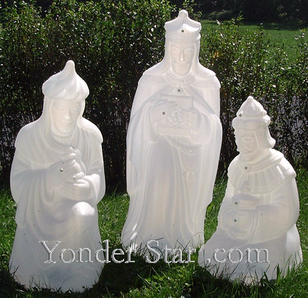Lighted Outdoor Large Nativity Wiemen Yonder Star Christmas Shop, LLC