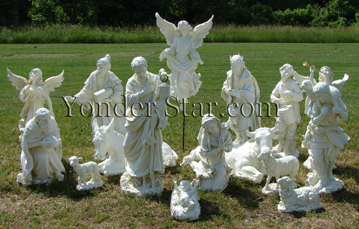 Outdoor Nativity Sets Nativity Scenes for Outdoor at YonderStar