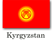 Flag of Kyrgyzstan