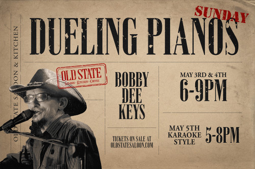 SUNDAY May 5th Dueling Pianos Karaoke Ticket