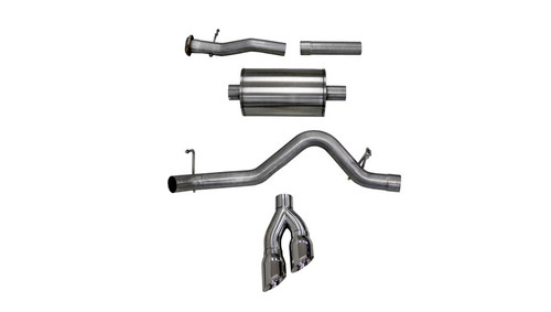Corsa 3" Cat-Back Sport Single Side Exit Exhaust 4" Polished Tips 2015-2016 Colorado/Canyon 3.6L V6 Corsa 3" Cat-Back Sport Single Side Exit Exhaust 4" Polished Tips 2015-2016 Colorado/Canyon 3.6L V6
