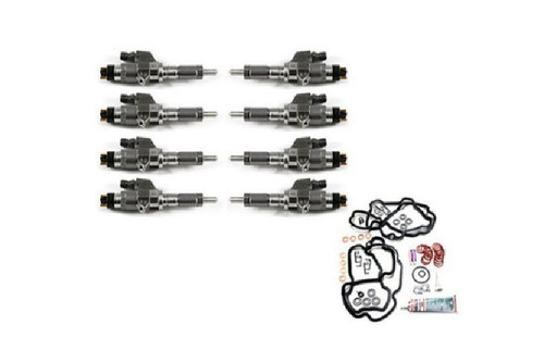 Merchant 10802 Set of 8 LB7 Injectors with Basic Install Kit | 2001-2004 GM Silverado/Sierra 2500HD/3500HD 6.6L Duramax LB7 Merchant 10802 Set of 8 LB7 Injectors with Basic Install Kit | 2001-2004 GM Silverado/Sierra 2500HD/3500HD 6.6L Duramax LB7