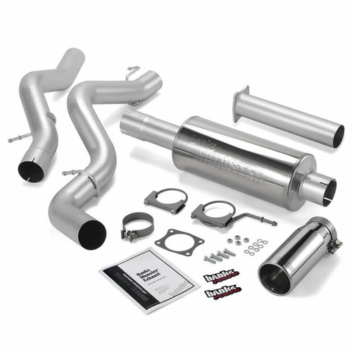 Banks 48941 Monster Single Exhaust | 2006-2007 GM Silverado/Sierra 2500HD/3500HD 6.6L Duramax LBZ Crew Cab Long Bed Banks 48941 Monster Single Exhaust | 2006-2007 GM Silverado/Sierra 2500HD/3500HD 6.6L Duramax LBZ Crew Cab Long Bed