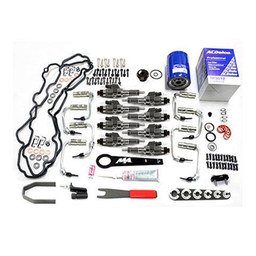 Merchant 10803 New Fuel Injectors w/ Deluxe Install Kit (Set of 8) | 2001-2004 GM 2500HD/3500HD 6.6L Duramax LB7 Merchant 10803 New Fuel Injectors w/ Deluxe Install Kit (Set of 8) | 2001-2004 GM 2500HD/3500HD 6.6L Duramax LB7