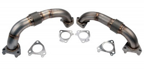 Wehrli 100589 Stainless Up Pipe Kit with Gaskets (Twin Turbo), 2in, | 2001-2004 GM Silverado/Sierra 2500HD/3500HD 6.6L Duramax LB7 Wehrli 100589 Stainless Up Pipe Kit with Gaskets (Twin Turbo), 2in, | 2001-2004 GM Silverado/Sierra 2500HD/3500HD 6.6L Duramax LB7