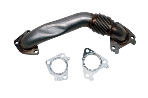Wehrli 100654 2 inch Stainless Passenger Up Pipe with Gaskets (Single Turbo) | 2001-2004 GM Silverado/Sierra 2500HD/3500HD 6.6L Duramax LB7 Wehrli 100654 2 inch Stainless Passenger Up Pipe with Gaskets (Single Turbo) | 2001-2004 GM Silverado/Sierra 2500HD/3500HD 6.6L Duramax LB7