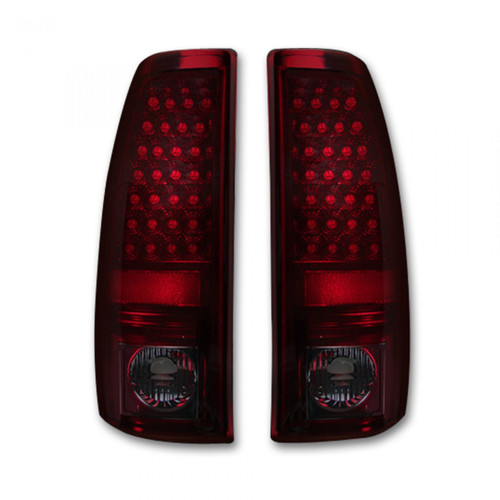 Recon 264173RD Red LED Tail Lights Fits | 1999-2007 GM Silverado/Sierra 2500HD/3500HD Recon 264173RD Red LED Tail Lights Fits | 1999-2007 GM Silverado/Sierra 2500HD/3500HD