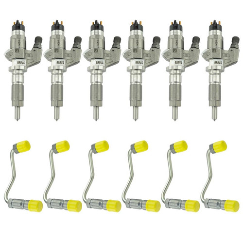 Industrial 412212 Stock Bosch Reman Injectors & Injector Line Package | 2001-2004 GM Silverado/Sierra 2500HD/3500HD 6.6L Duramax LB7 Industrial 412212 Stock Bosch Reman Injectors & Injector Line Package | 2001-2004 GM Silverado/Sierra 2500HD/3500HD 6.6L Duramax LB7
