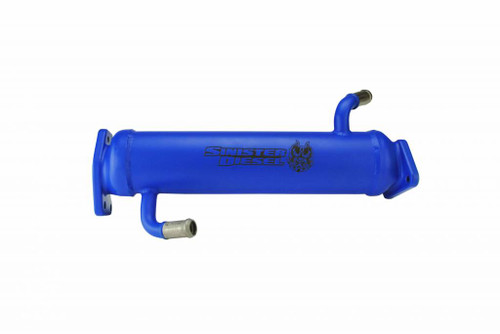 Sinister SD66EGRC045BLU EGR Cooler in Blue Finish | 2004.5-2005 GM Silverado/Sierra 2500HD/3500HD 6.6L Duramax LLY Sinister SD66EGRC045BLU EGR Cooler in Blue Finish | 2004.5-2005 GM Silverado/Sierra 2500HD/3500HD 6.6L Duramax LLY