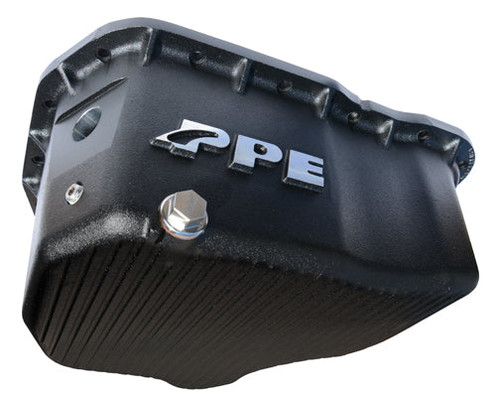 PPE 114052020 Black Deep Engine Oil Pan | 2001-2010 GM Silverado/Sierra 2500HD/3500HD 6.6L Duramax PPE 114052020 Black Deep Engine Oil Pan | 2001-2010 GM Silverado/Sierra 2500HD/3500HD 6.6L Duramax