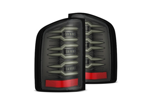 AlphaRex 620090 LUXX Series Alpha Black LED Tail Lights | 2007-2013 Silverado 2500HD/3500HD AlphaRex 620090 LUXX Series Alpha Black LED Tail Lights | 2007-2013 Silverado 2500HD/3500HD