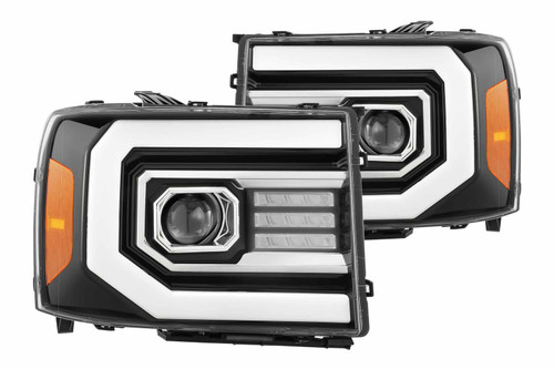 AlphaRex 880606 PRO Series Black Halogen Headlights | 2007-2013 Sierra 1500/2500HD/3500HD AlphaRex 880606 PRO Series Black Halogen Headlights | 2007-2013 Sierra 1500/2500HD/3500HD