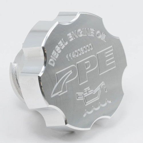 PPE 114003000 Billet Aluminum Engine Oil Filler Cap | 2001-2016 GM Silverado/Sierra 2500HD/3500HD 6.6L Duramax PPE 114003000 Billet Aluminum Engine Oil Filler Cap | 2001-2016 GM Silverado/Sierra 2500HD/3500HD 6.6L Duramax