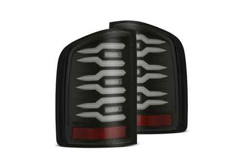 AlphaRex 620080 LUXX Series Black LED Tail Lights | 2007-2013 Silverado 2500HD/3500HD AlphaRex 620080 LUXX Series Black LED Tail Lights | 2007-2013 Silverado 2500HD/3500HD