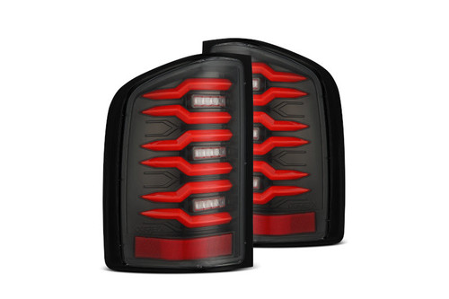 AlphaRex 620000 LUXX Series Black/Red LED Tail Lights | 2007-2013 Silverado 2500HD/3500HD AlphaRex 620000 LUXX Series Black/Red LED Tail Lights | 2007-2013 Silverado 2500HD/3500HD