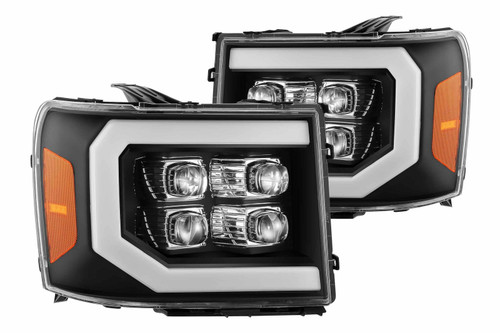 AlphaRex 880607 NOVA Series Chrome LED Headlights | 2007-2013 Sierra 1500/2500HD/3500HD AlphaRex 880607 NOVA Series Chrome LED Headlights | 2007-2013 Sierra 1500/2500HD/3500HD