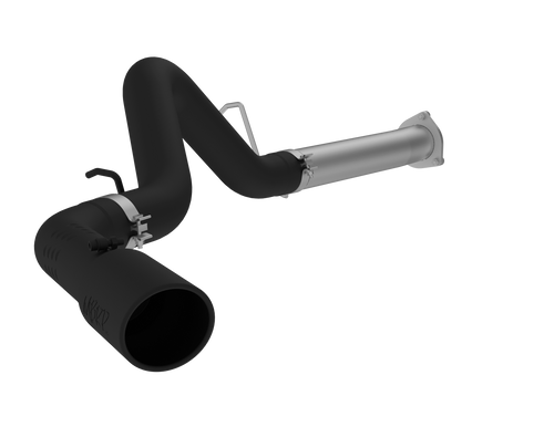 MBRP S6026BLK 4 inch Filter Back Single Side - Black Coated | 2007-2010 GM Silverado/Sierra 2500HD/3500HD 6.6L Duramax MBRP S6026BLK 4 inch Filter Back Single Side - Black Coated | 2007-2010 GM Silverado/Sierra 2500HD/3500HD 6.6L Duramax