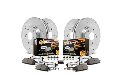 PowerStop K2073-36 Z36 Truck & Tow Front & Rear Brake Kit | 2001-2010 GM Silverado/Sierra 2500HD/3500HD PowerStop K2073-36 Z36 Truck & Tow Front & Rear Brake Kit | 2001-2010 GM Silverado/Sierra 2500HD/3500HD