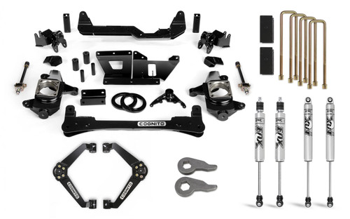 Cognito 110-P0970 6 inch Standard Lift Kit with Fox PS 2.0 IFP Shocks | 2001-2010 GM Silverado/Sierra 2500HD/3500HD Cognito 110-P0970 6 inch Standard Lift Kit with Fox PS 2.0 IFP Shocks | 2001-2010 GM Silverado/Sierra 2500HD/3500HD