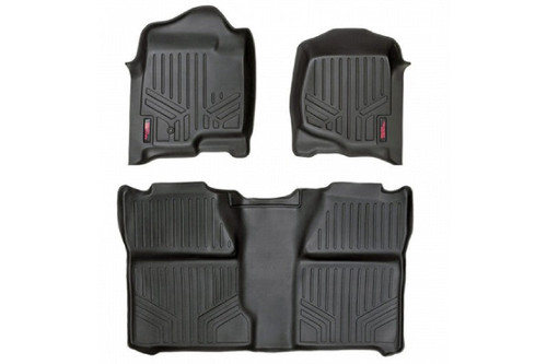 Rough Country M-21073 Heavy Duty Floor Mats Front/Rear | 2007-2013 1500/2500HD Rough Country M-21073 Heavy Duty Floor Mats Front/Rear | 2007-2013 1500/2500HD