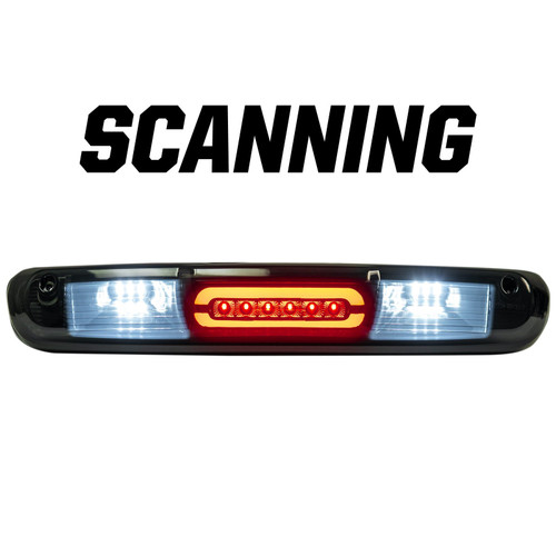 Recon 264125BKHPS Scanning LED 3rd Brake Light w/ Smoked Lens | 2007.5-2013 GM Silverado/Sierra 2500HD/3500HD Recon 264125BKHPS Scanning LED 3rd Brake Light w/ Smoked Lens | 2007.5-2013 GM Silverado/Sierra 2500HD/3500HD
