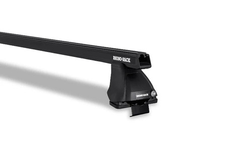 Rhino Rack JA0190 Heavy Duty 2500HD Black 2-Bar Roof Rack | 1999-2014 GM Silverado/Sierra 1500/2500HD/3500HD Rhino Rack JA0190 Heavy Duty 2500HD Black 2-Bar Roof Rack | 1999-2014 GM Silverado/Sierra 1500/2500HD/3500HD