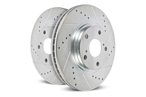 Powerstop AR8655XPR Evolution Drilled & Slotted Front Rotors | 2001-2010 GM Silverado/Sierra 2500HD/3500HD Powerstop AR8655XPR Evolution Drilled & Slotted Front Rotors | 2001-2010 GM Silverado/Sierra 2500HD/3500HD