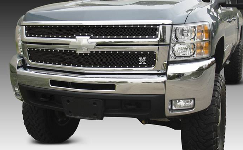 T-Rex 6711121 Studded X-Metal Grille | 2007-2010 Silverado 2500HD/3500HD T-Rex 6711121 Studded X-Metal Grille | 2007-2010 Silverado 2500HD/3500HD