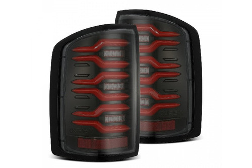 AlphaRex 630050 LUXX Series Black/Red LED Tail Lights | 2014-2018 Sierra 1500/2500HD/3500HD AlphaRex 630050 LUXX Series Black/Red LED Tail Lights | 2014-2018 Sierra 1500/2500HD/3500HD