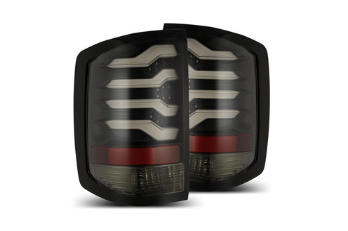 AlphaRex 620010 PRO Series Jet Black LED Tail Lights | 2014-2019 GM Silverado/Sierra 1500/2500HD/3500HD AlphaRex 620010 PRO Series Jet Black LED Tail Lights | 2014-2019 GM Silverado/Sierra 1500/2500HD/3500HD